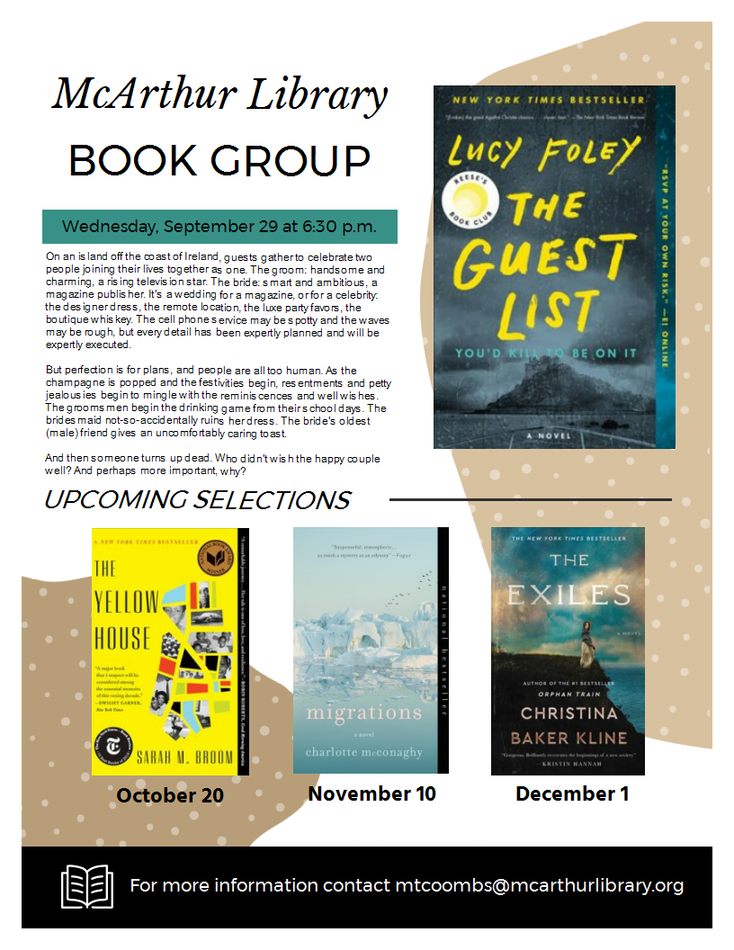 Book Group Poster